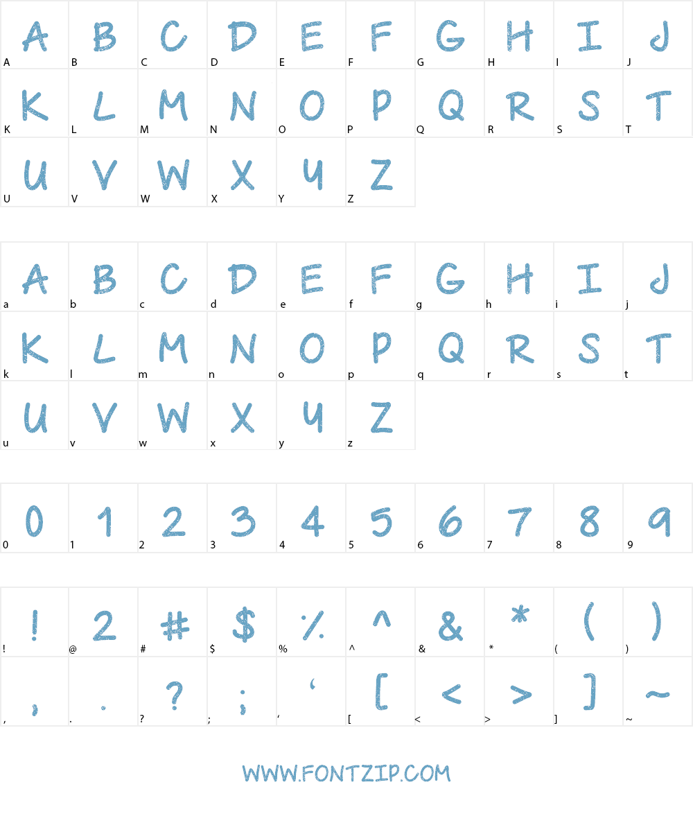Urban Class Font Character